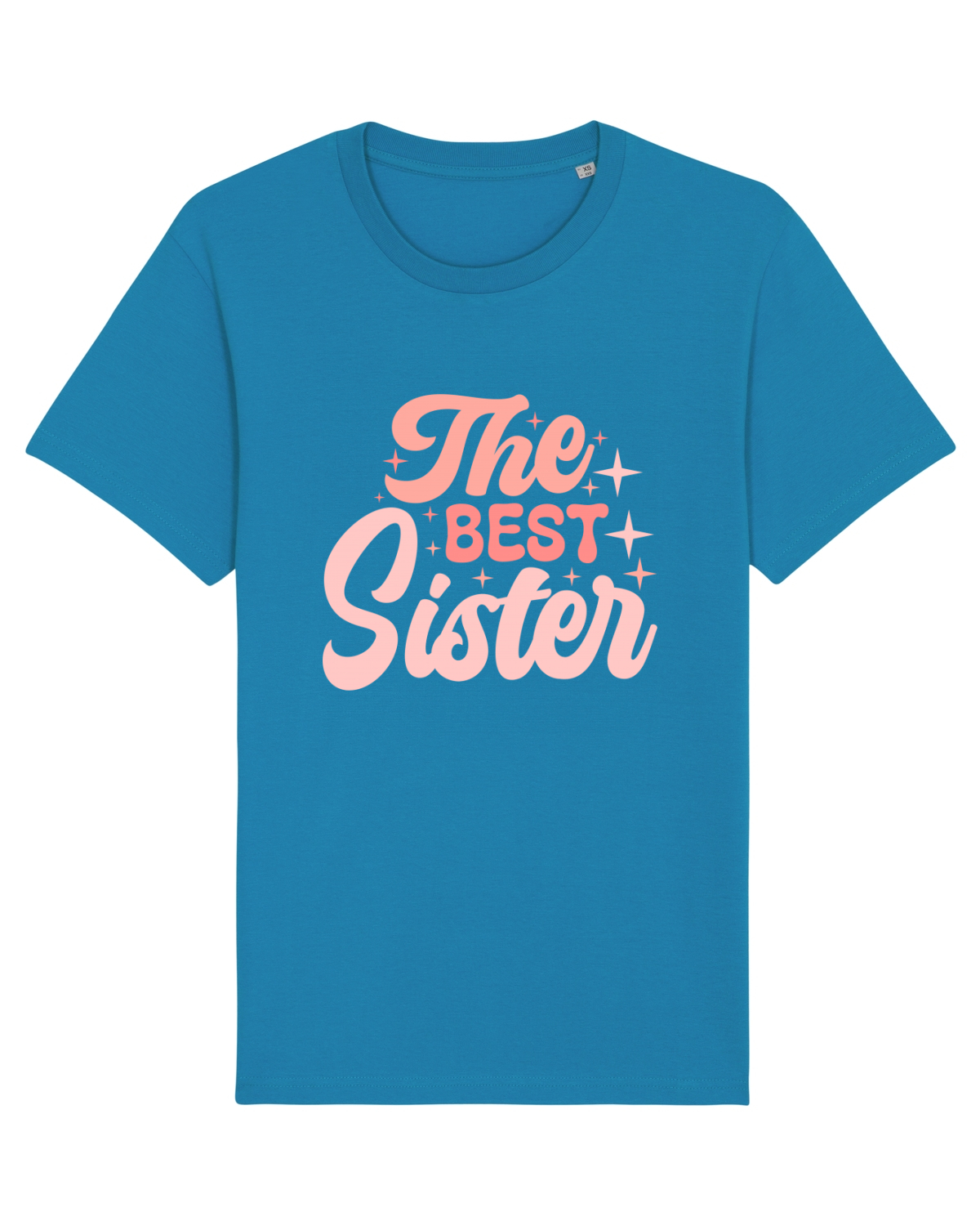 Tricou mânecă scurtă Unisex Rocker Azur