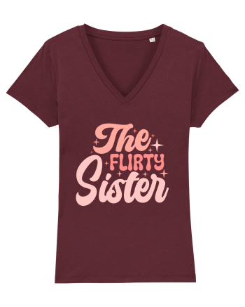 The Flirty Sister Burgundy