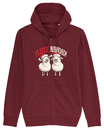 FLEECE NAVIDAD - FELIZ NAVIDAD - CRACUN FERICIT! :P Burgundy