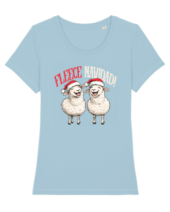 FLEECE NAVIDAD - FELIZ NAVIDAD - CRACUN FERICIT! :P Sky Blue