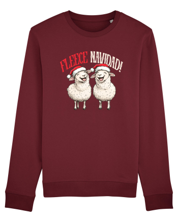 FLEECE NAVIDAD - FELIZ NAVIDAD - CRACUN FERICIT! :P Burgundy