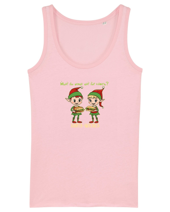 What do elves eat for lunch? Ce mananca spiridusii? Cotton Pink