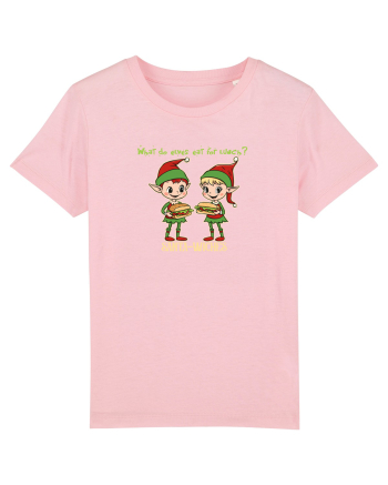 What do elves eat for lunch? Ce mananca spiridusii? Cotton Pink