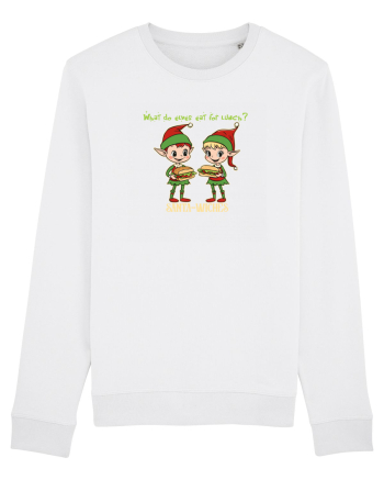 What do elves eat for lunch? Ce mananca spiridusii? White