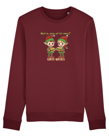 What do elves eat for lunch? Ce mananca spiridusii? Burgundy
