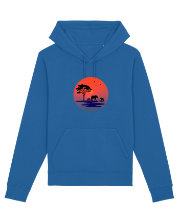 Elephants Royal Blue