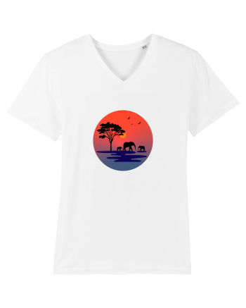 Elephants White