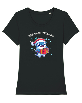 HERE COMES SANTA JAWS! Black