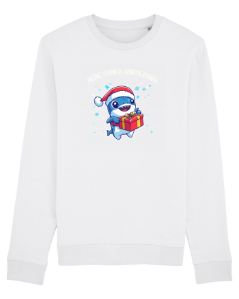 HERE COMES SANTA JAWS! White