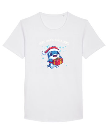 HERE COMES SANTA JAWS! White