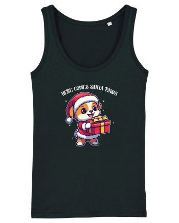 HERE COMES SANTA PAWS! ok Black