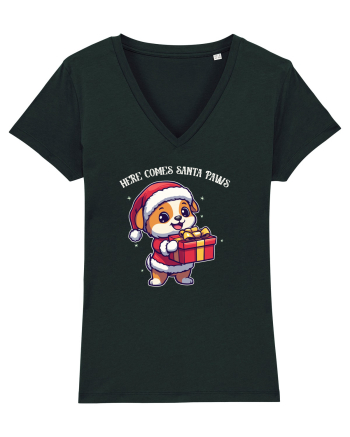 HERE COMES SANTA PAWS! ok Black