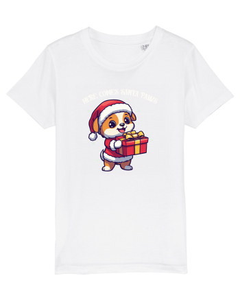 HERE COMES SANTA PAWS! ok White