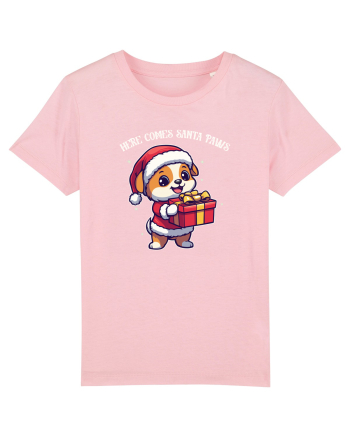 HERE COMES SANTA PAWS! ok Cotton Pink