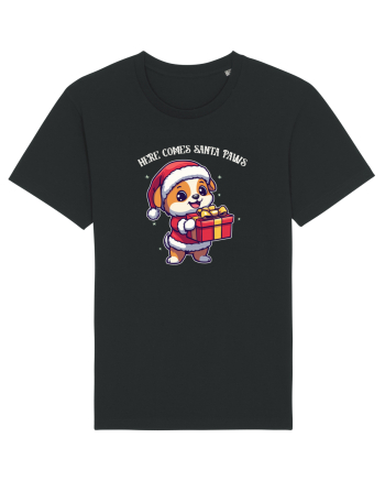 HERE COMES SANTA PAWS! ok Black