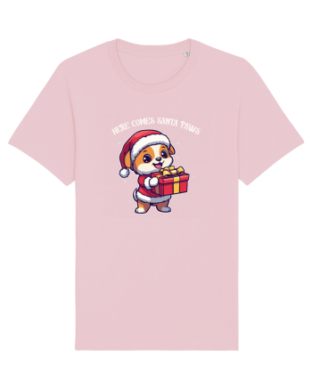 HERE COMES SANTA PAWS! ok Cotton Pink