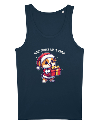 HERE COMES SANTA PAWS! ok Navy