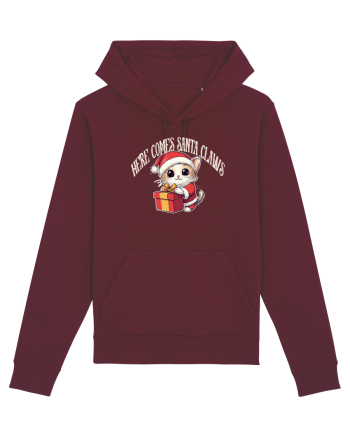  HERE COMES SANTA CLAWS - VINE MOS GHERILA! Burgundy