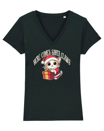  HERE COMES SANTA CLAWS - VINE MOS GHERILA! Black
