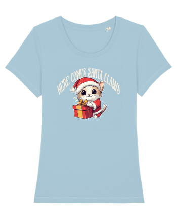  HERE COMES SANTA CLAWS - VINE MOS GHERILA! Sky Blue