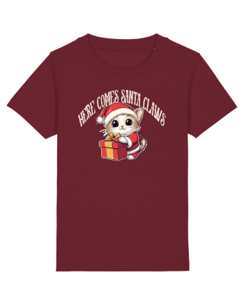 HERE COMES SANTA CLAWS - VINE MOS GHERILA! Burgundy