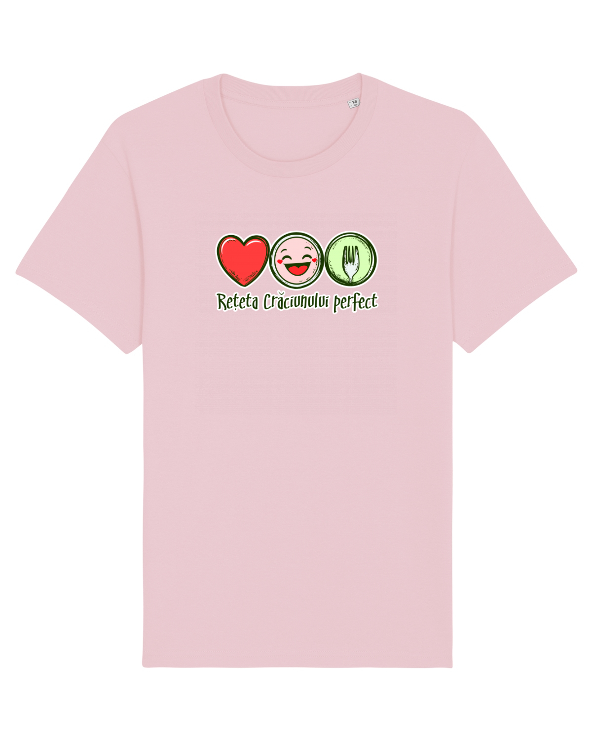 Tricou mânecă scurtă Unisex Rocker Cotton Pink
