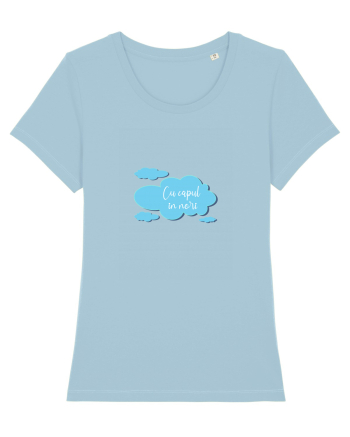 Cu capul in nori Sky Blue