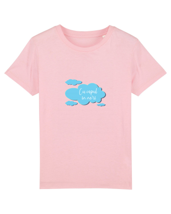 Cu capul in nori Cotton Pink