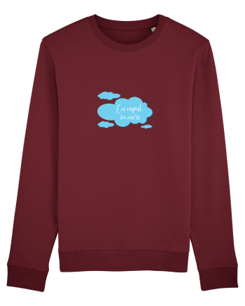 Cu capul in nori Burgundy