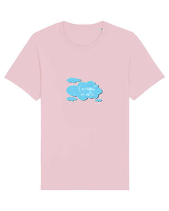 Cu capul in nori Cotton Pink