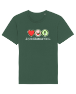RETETA CRACIUNULUI PERFECT ok- IUBIRE< BUCURIE & MANCARE! :)) Tricou mânecă scurtă Unisex Rocker
