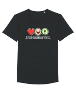 RETETA CRACIUNULUI PERFECT ok- IUBIRE< BUCURIE & MANCARE! :)) Tricou mânecă scurtă guler larg Bărbat Skater