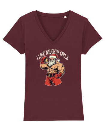 I LIKE NAUGHTY GIRLS Burgundy