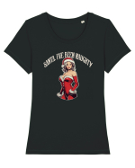 SANTA, I`VE BEEN NAUGHTY - MOSULE, SUNT FATA REA Tricou mânecă scurtă guler larg fitted Damă Expresser