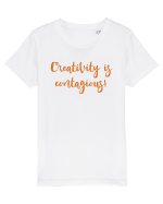 Creativity is Contagious! Tricou mânecă scurtă  Copii Mini Creator
