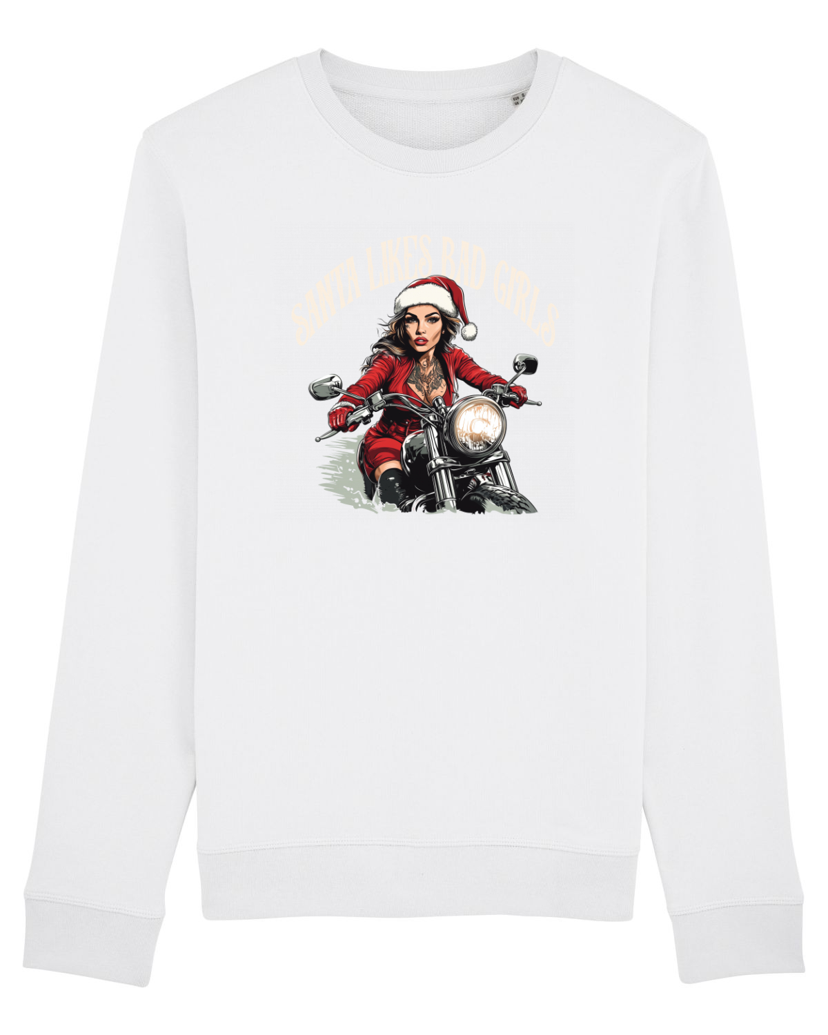 Bluză mânecă lungă Unisex Rise White