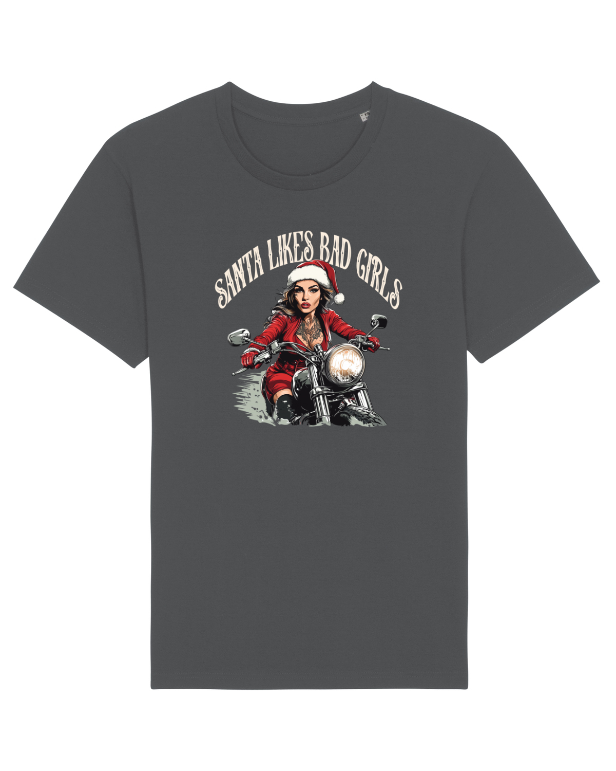 Tricou mânecă scurtă Unisex Rocker Anthracite