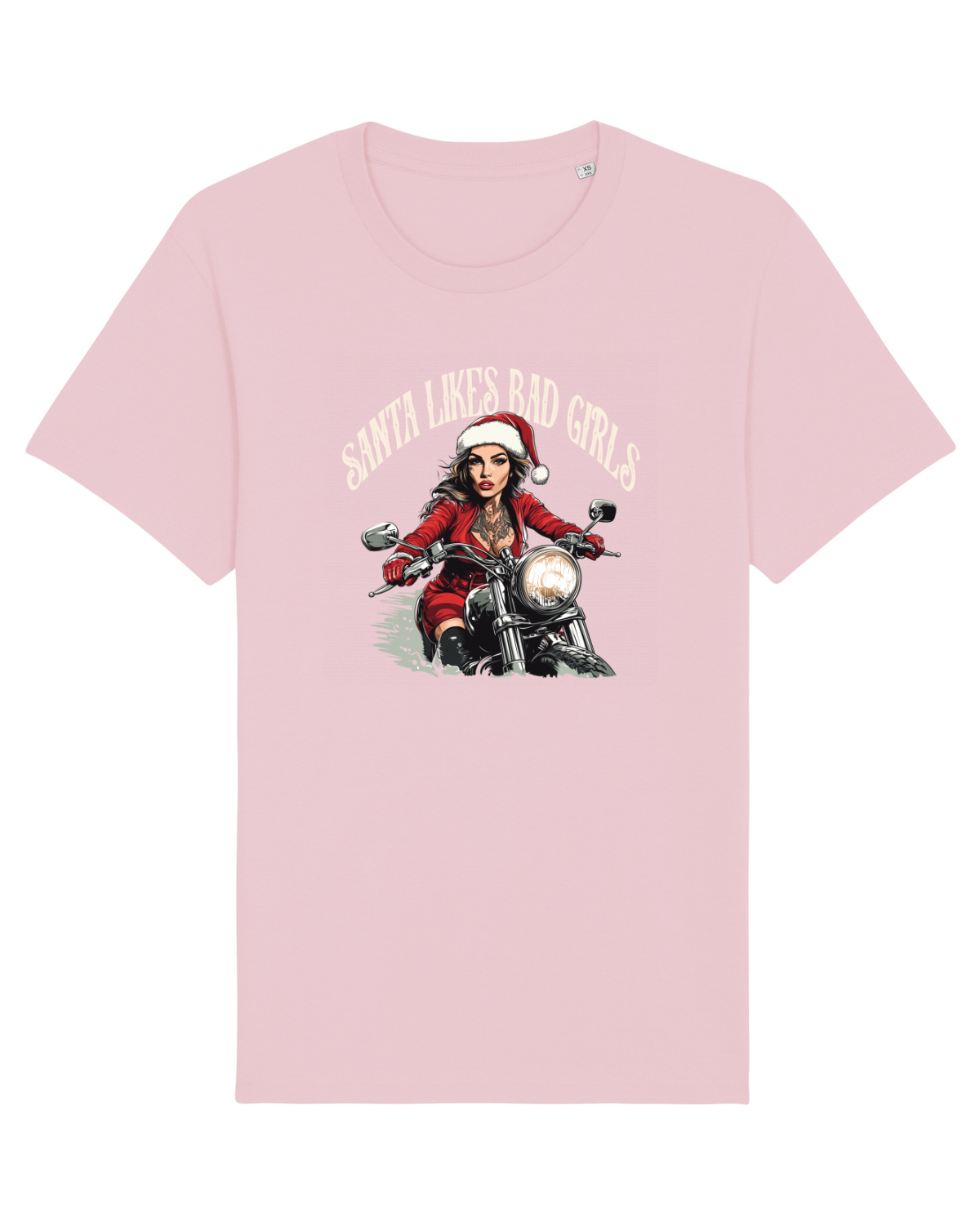 Tricou mânecă scurtă Unisex Rocker Cotton Pink