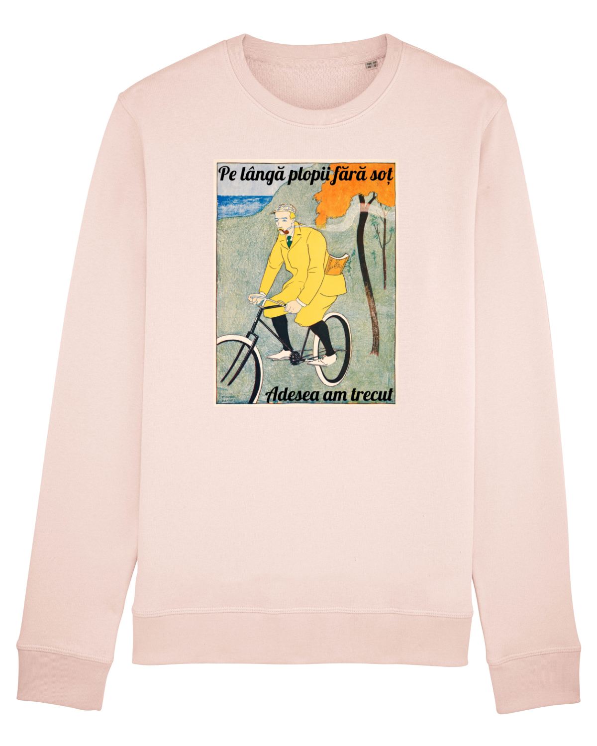 Bluză mânecă lungă Unisex Rise Candy Pink