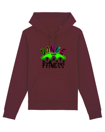 DANCE  and FITNESS Burgundy