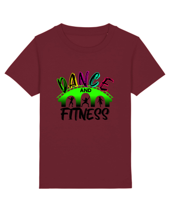 DANCE  and FITNESS Burgundy