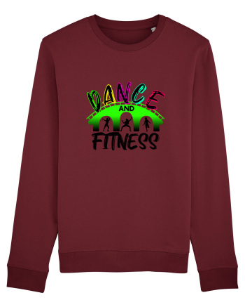 DANCE  and FITNESS Burgundy