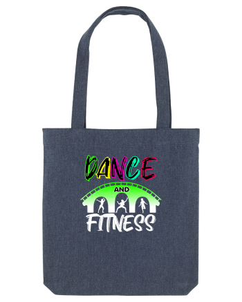 DANCE  and FITNESS white Midnight Blue