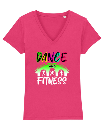 DANCE  and FITNESS white Raspberry