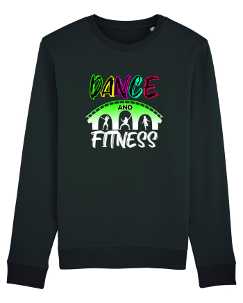 DANCE  and FITNESS white Black