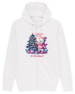 cu ursuleți si urări de Crăciun - Believe in the magic of Christmas Hanorac cu fermoar Unisex Connector