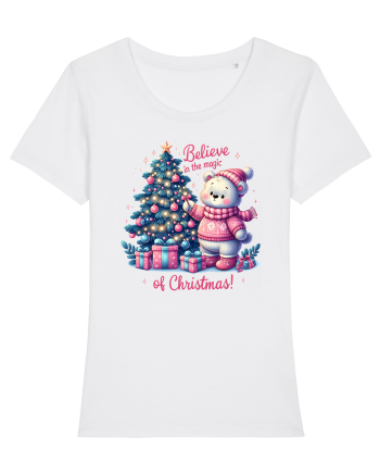 cu ursuleți si urări de Crăciun - Believe in the magic of Christmas White
