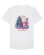 cu ursuleți si urări de Crăciun - Believe in the magic of Christmas Tricou mânecă scurtă guler larg Bărbat Skater