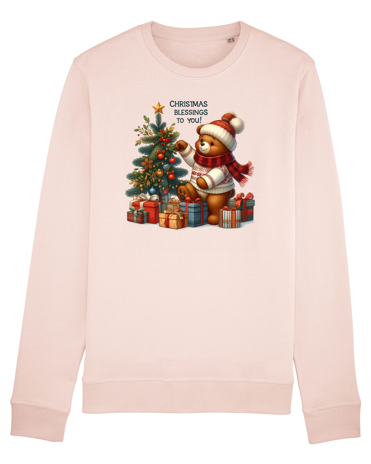 Bluză mânecă lungă Unisex Rise Candy Pink