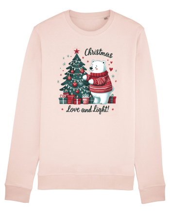 cu ursuleți si urări de Crăciun - Christmas love and light Candy Pink